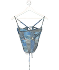 Miaou Blue Venus Corset UK M