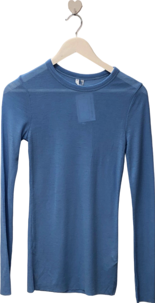 Arket Blue Long Sleeve Top EU M
