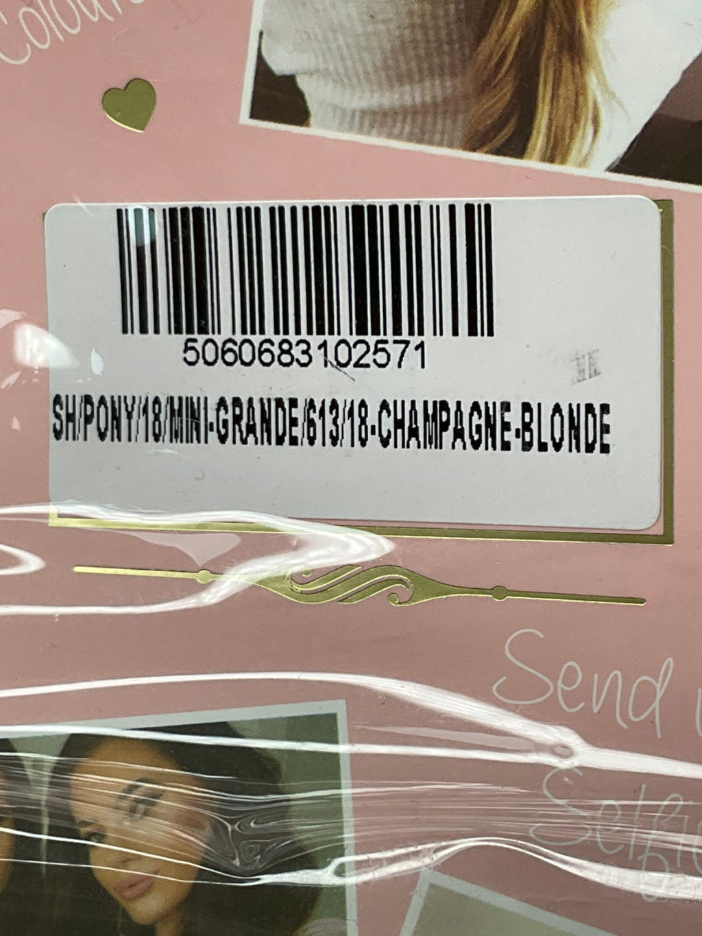 LullaBellz Beige Mini Grande 18" 90s Curl Wraparound Pony One Size