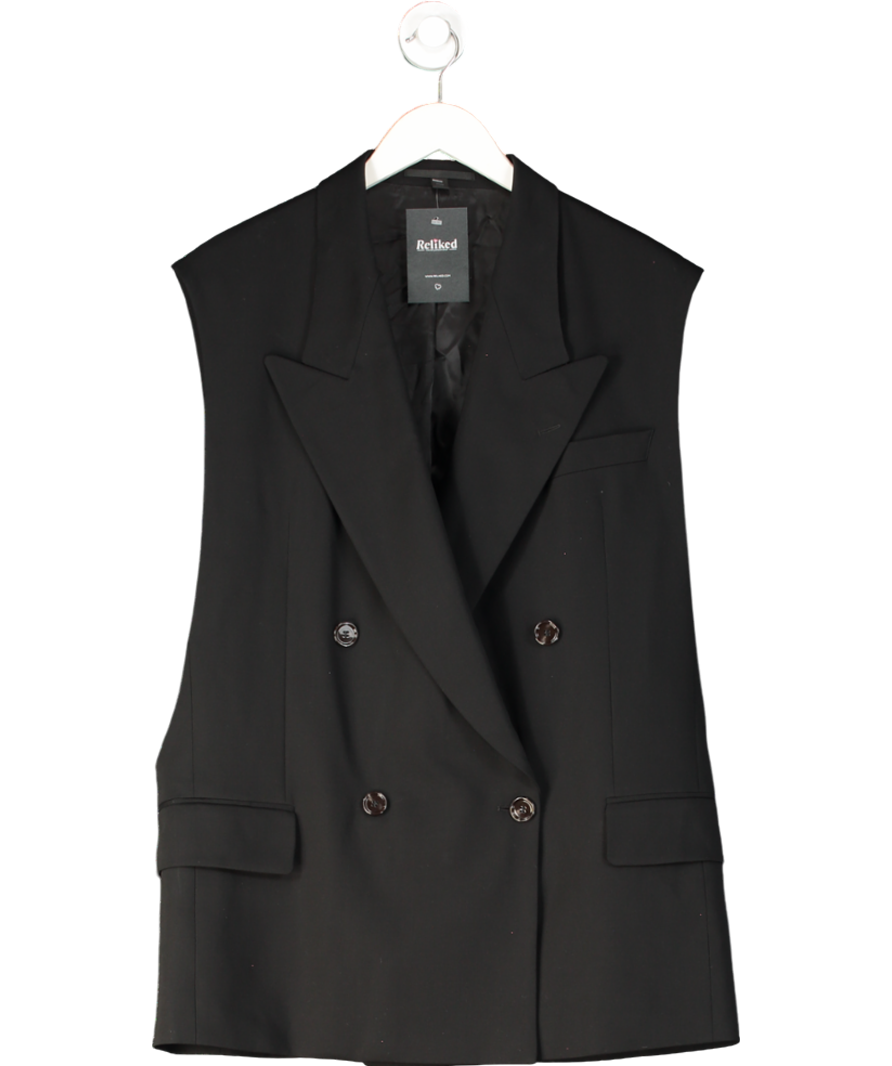 BOSS Black Sleeveless Double Breasted Sleeveless Blazer UK S