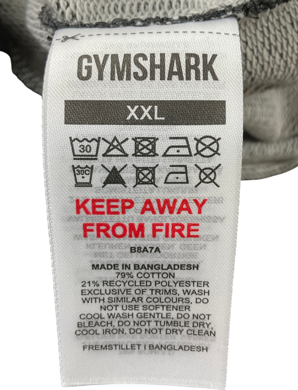 gymshark Grey Everyday Relaxed Sweater UK XXL