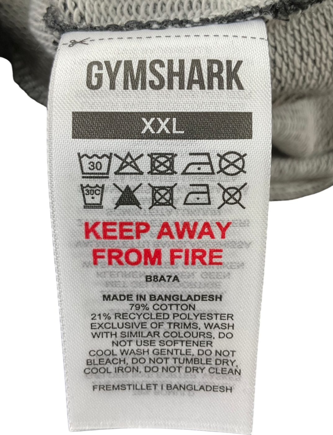 gymshark Grey Everyday Relaxed Sweater UK XXL