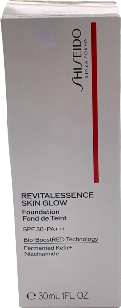 Shiseido RevitalEssence Skin Glow Foundation SPF 30 PA+++ 240 Quartz 30ml