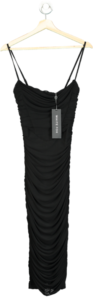 White Fox Black Full Of Flavour Midi Dress XS