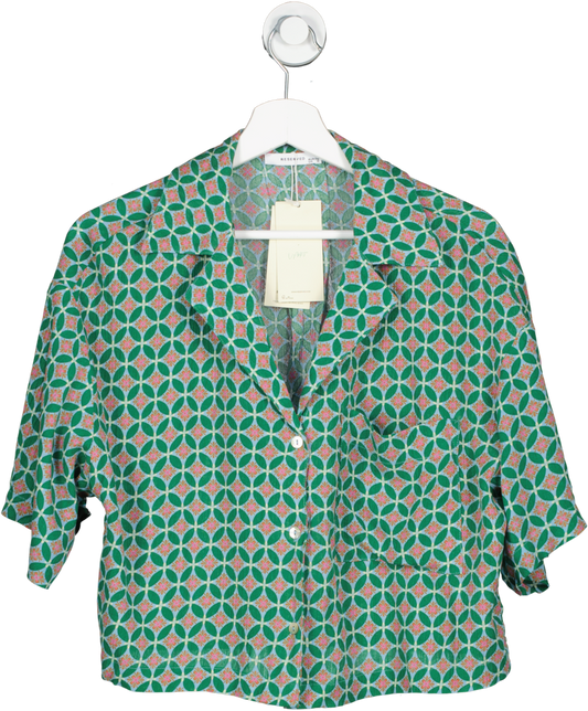 Reserved Green Pocket Detail Shirt Co-ord UK 8