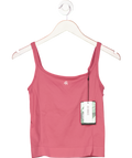 4th & Reckless Pink Berry Sculpting Seamless Gym Vest Top- Dua UK S