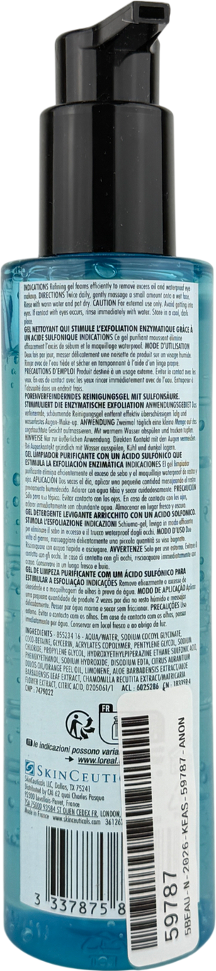 Skin ceuticals Simply Clean 195ml – Gel Cleanser For Oily, Combination & Congested Skin 195ml