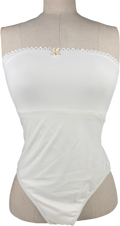 Solid & Striped Cream The Madeline Swimsuit UK S