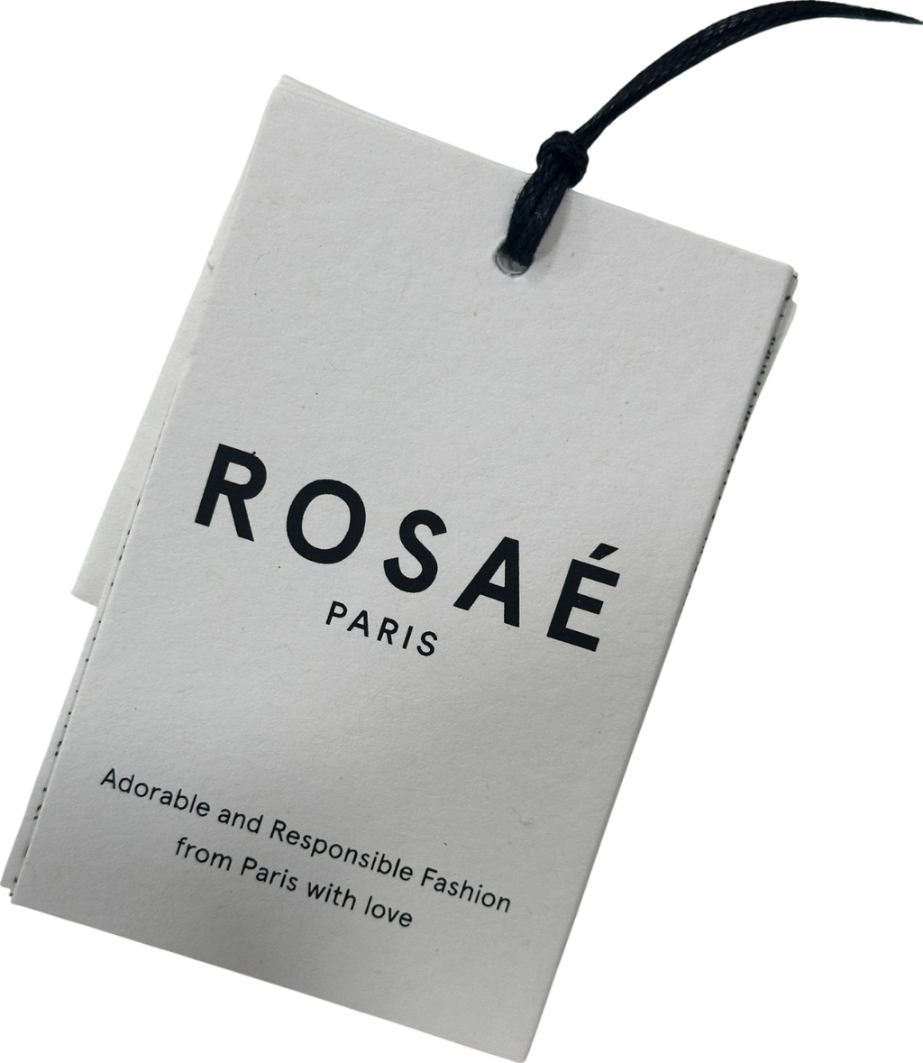 ROSAÉ PARIS White Le Amandiers Sleeveless Top UK 8