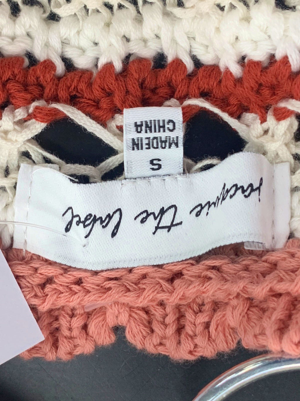 Jacquie The Label Multi-Coloured Crocheted Tank Top S