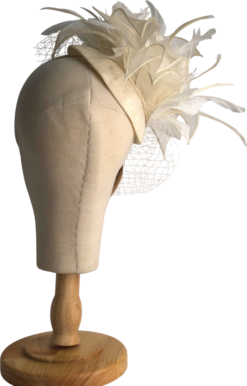 Karen Millen Ivory Fascinator One Size