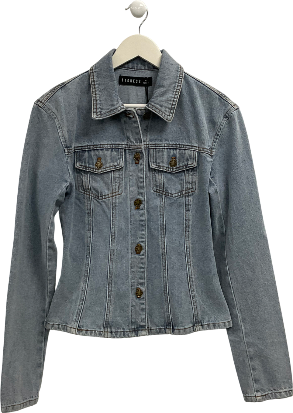 Lioness Blue Rider Light Denim Jacket UK XS