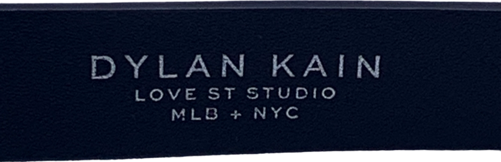 dylan kaine Black The Birkin Belt Silver UK S