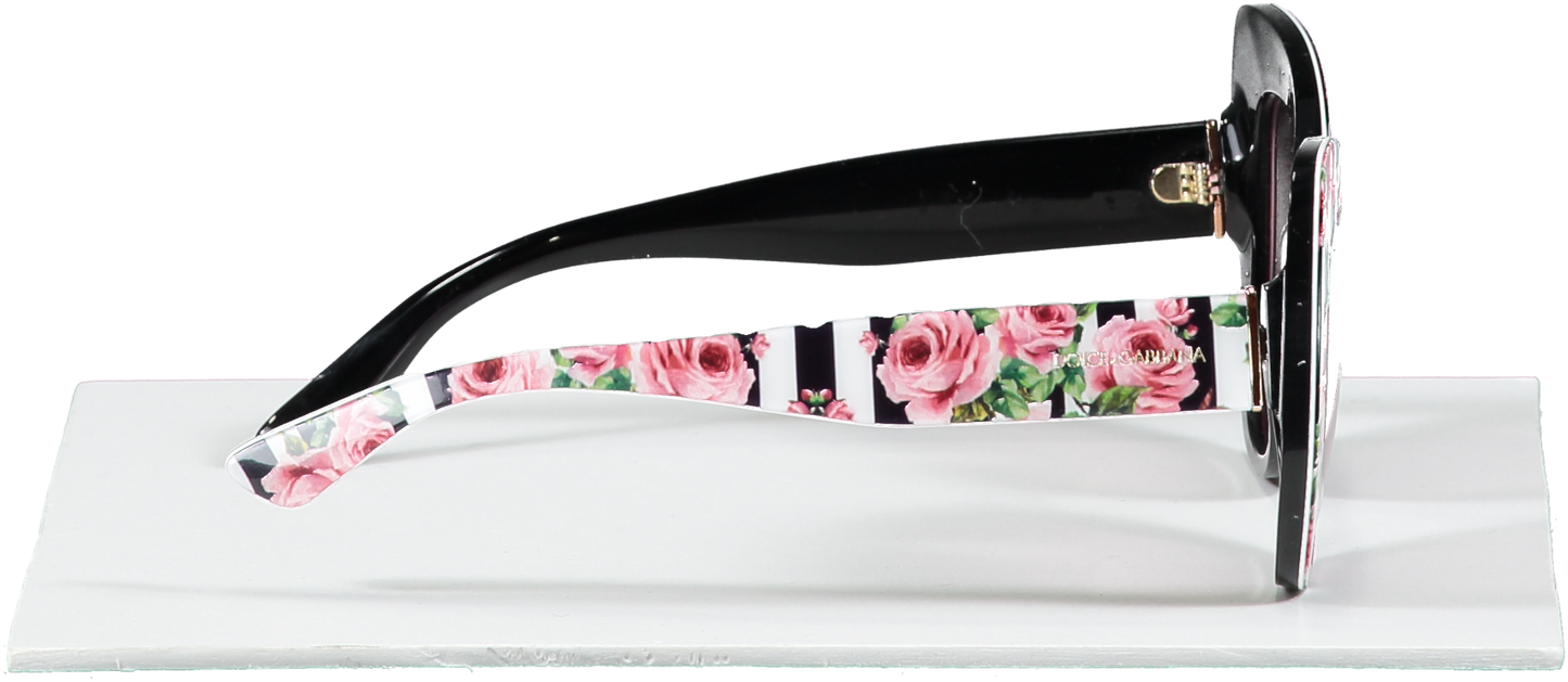 Dolce & Gabbana Pink Limited Edition Rose Collection Sunglasses  in case