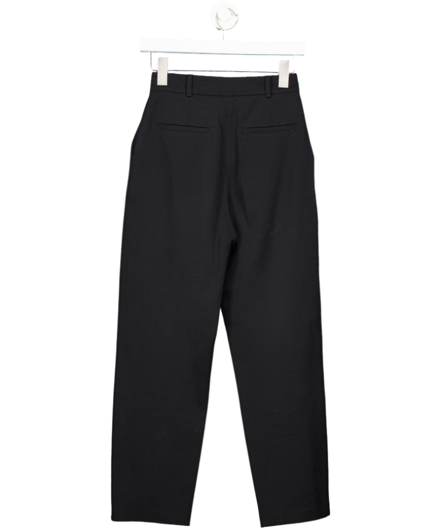 NOVO Black Tailored Tapered Trousers UK 6
