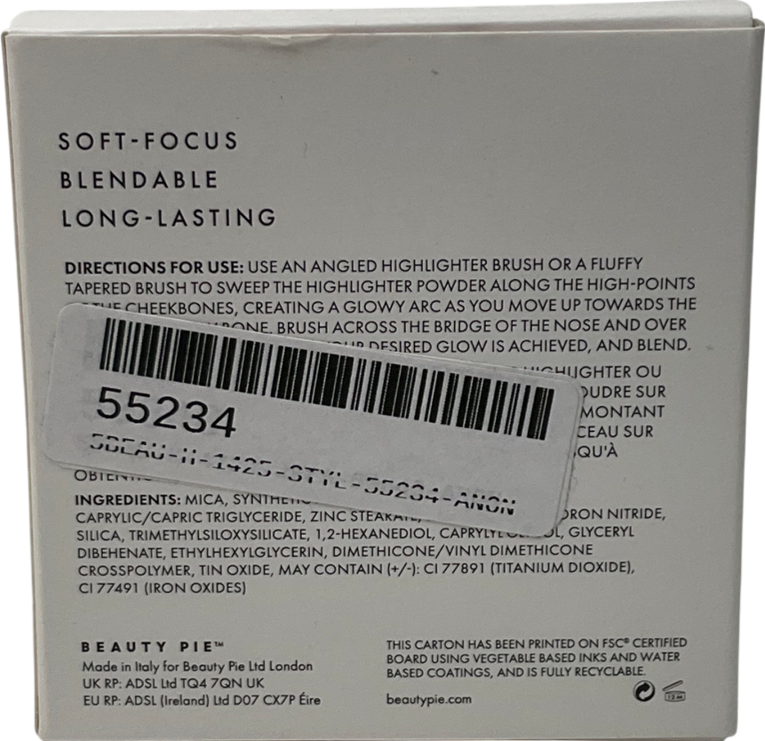 Beauty Pie Perfect Glowy Powder Glowio 8g