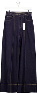 commense Blue Wide Leg Denim Jeans UK S