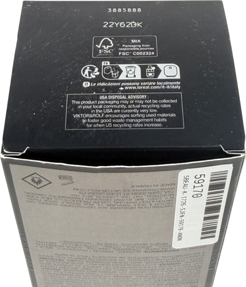 Viktor & Rolf Spicebomb Dark Leather Eau De Parfum Spray 90ml