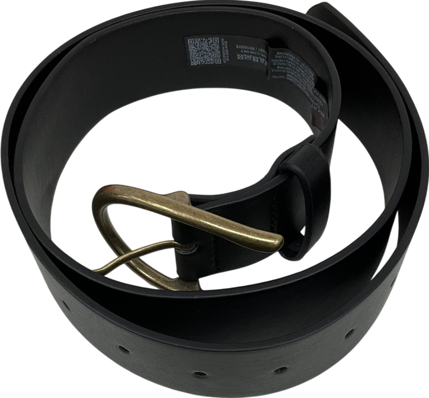 ASOS Half Moon Waist And Hip Jeans Belt In Black UK S/M