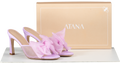 House of Atana Purple Violet Bow 85mm Mules UK 6 EU 39 👠