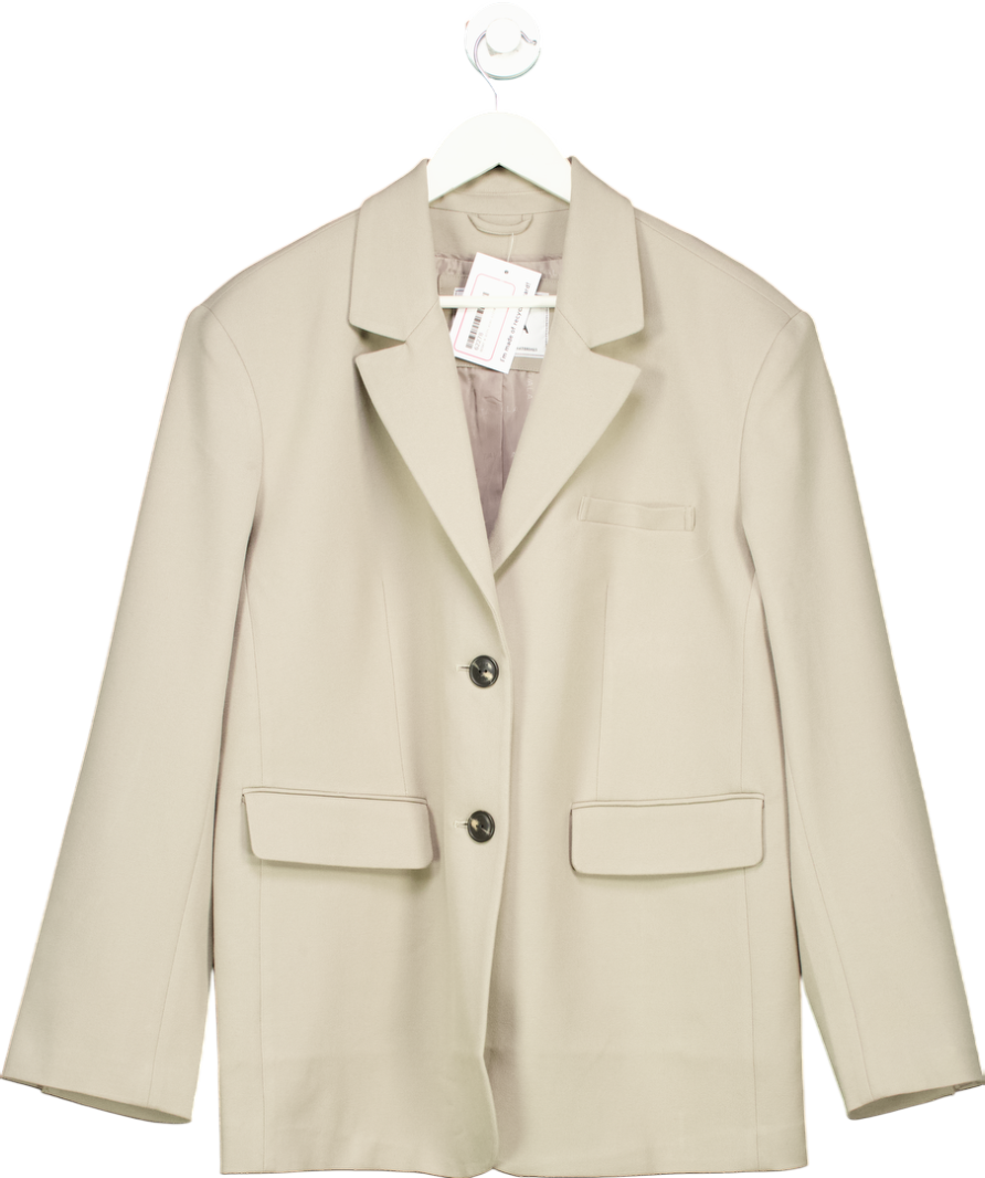 T/ALA Grey Everyday Tailoring Multiway Oversized Blazer UK S