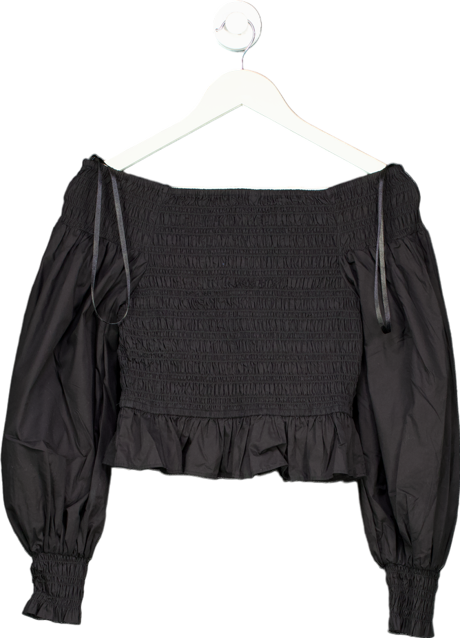 Nobody's Child Black LS Amanda Top UK 8