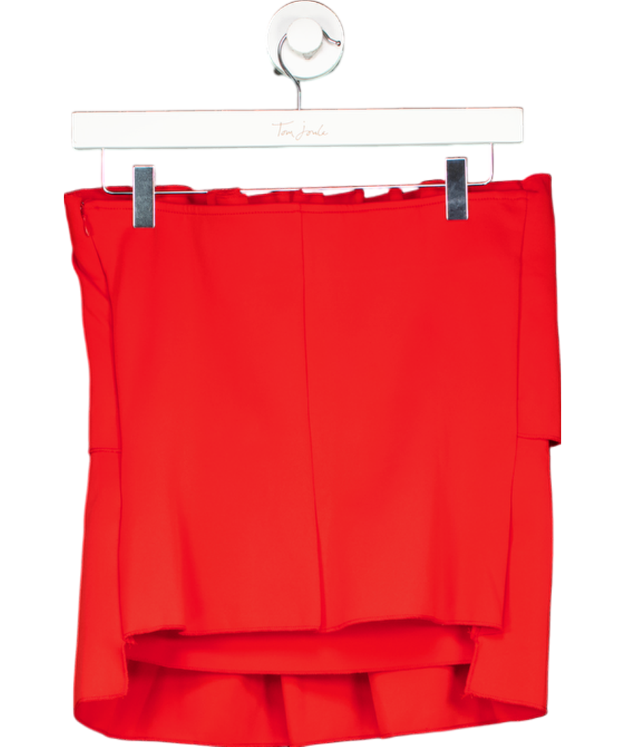 Dagmar Red Sculpted Tube Top UK 12