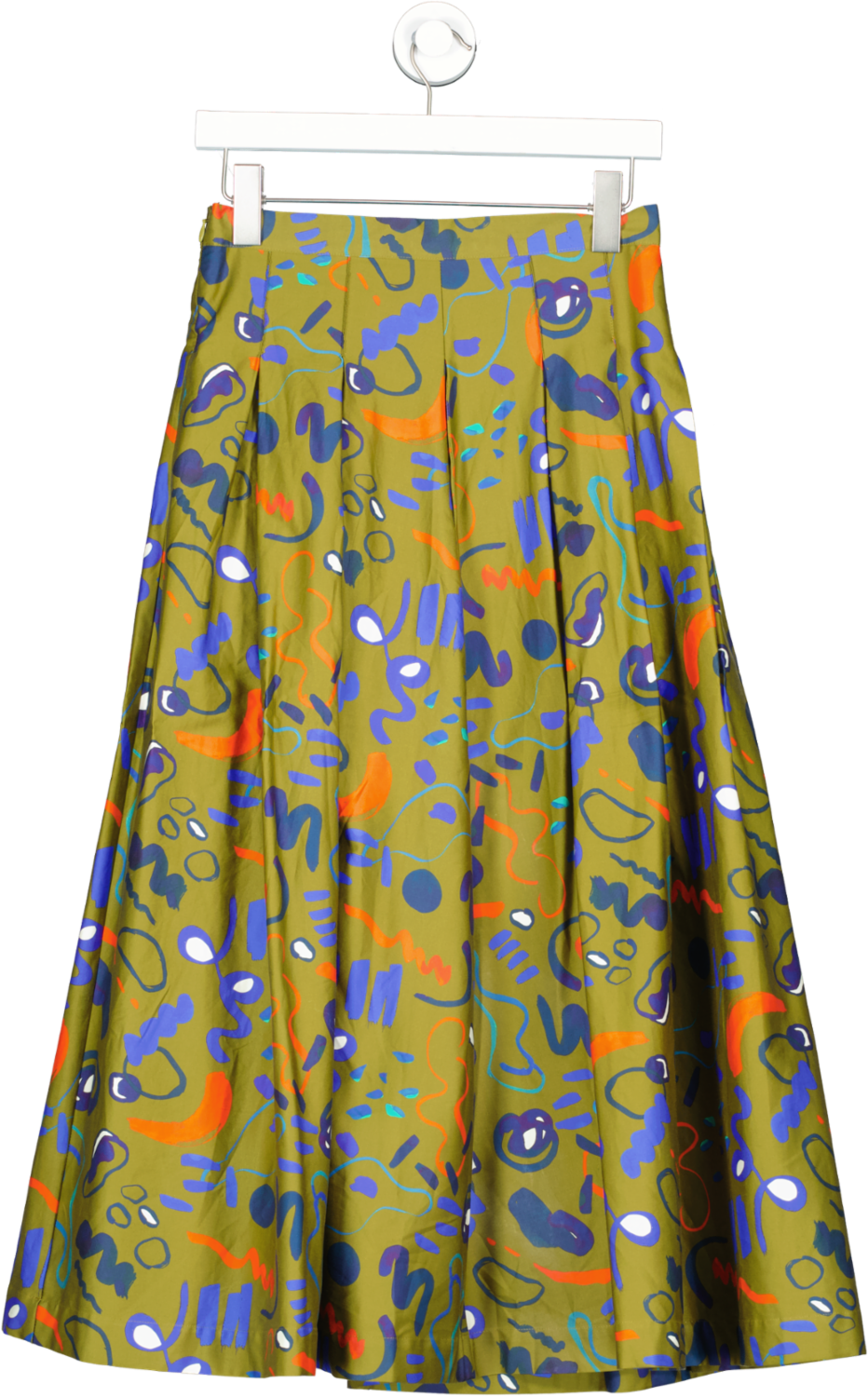 Hunter Bell Green Print Alexis Skirt UK 8