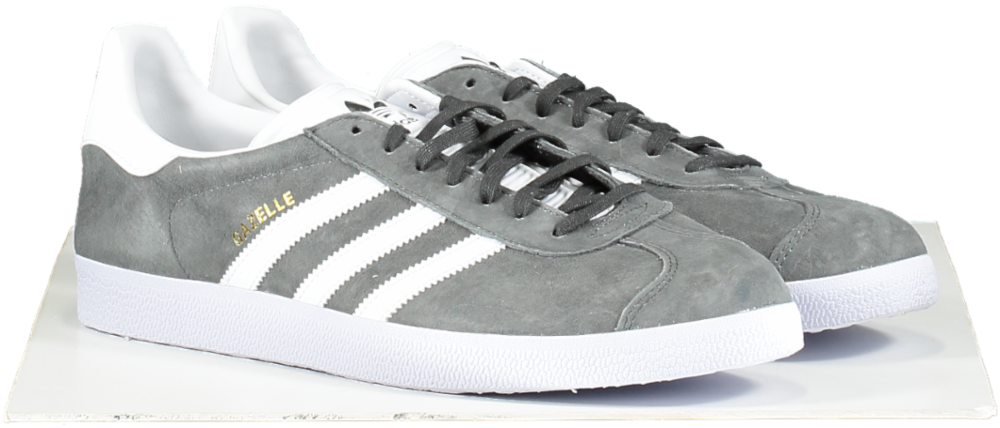 adidas Grey Suede Gazelle Trainers BNIB UK 12 EU 46 👞