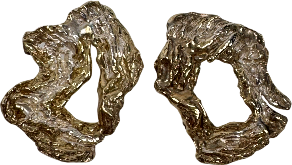 Missoma Metallic Molten Earrings One Size