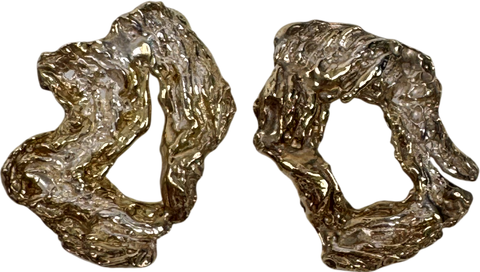 Missoma Metallic Molten Earrings One Size