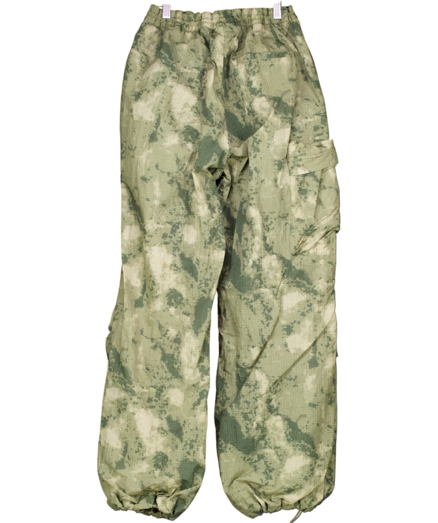 LFDY Green Live Fast Nylon Pants UK S