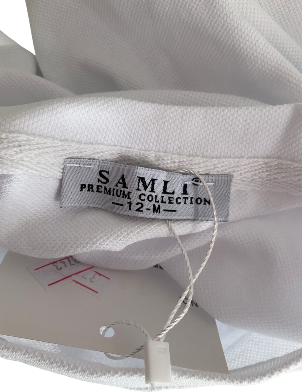 Samli Premium collection Orange And White Striped Shorts With Matching Smart Shirt 9-12 Months