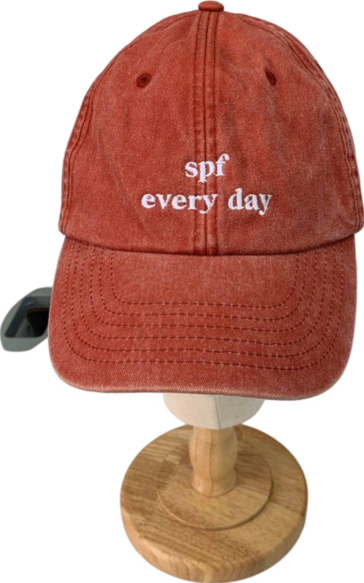 Madewell Rust Orange SPF Every Day Cap One Size
