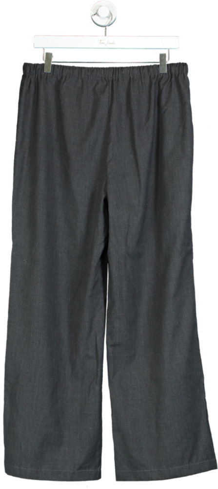 Reformation Black Relaxed-fit Trousers UK L