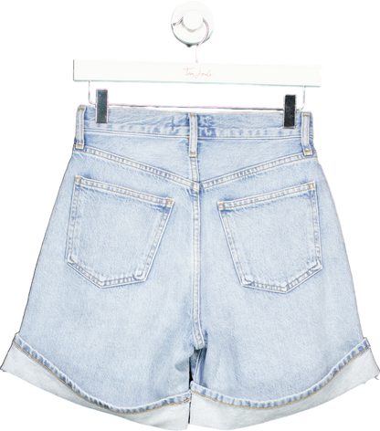 Agolde Light Blue Denim Shorts W23