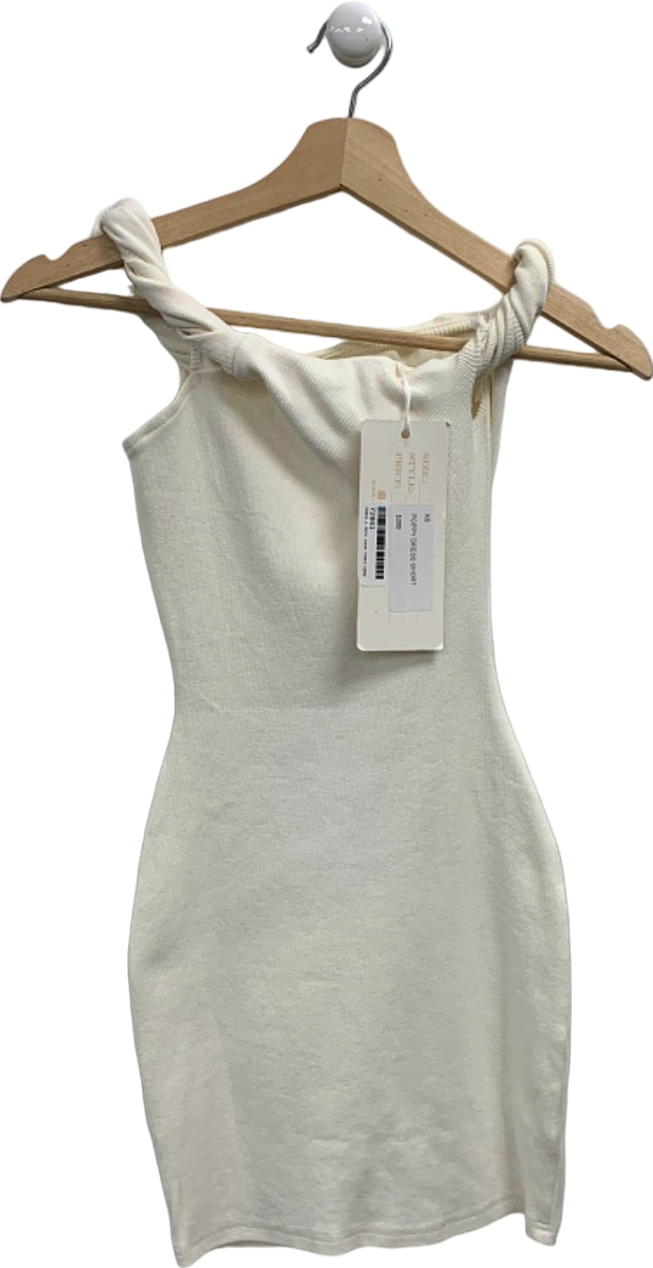 Johansen White Poppy Dress Short XS