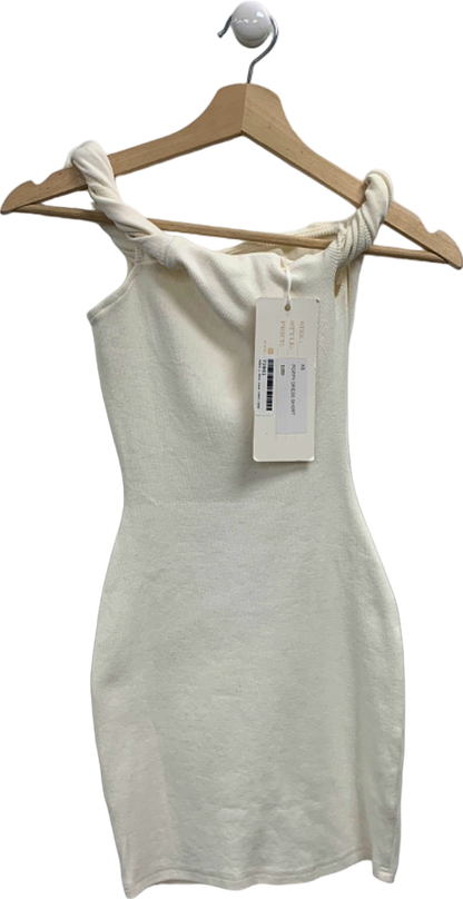 Johansen White Poppy Dress Short XS