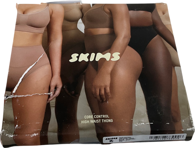 SKIMS Beige Core Control High Waist Thong - Clay UK L