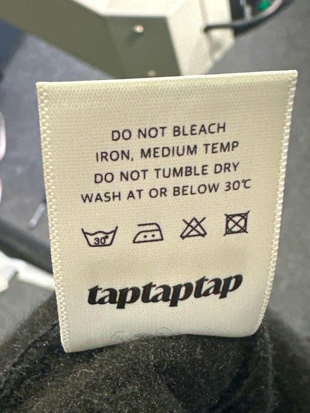 Tap Tap Tap Black Hooded Wool Blend Sweater One Size