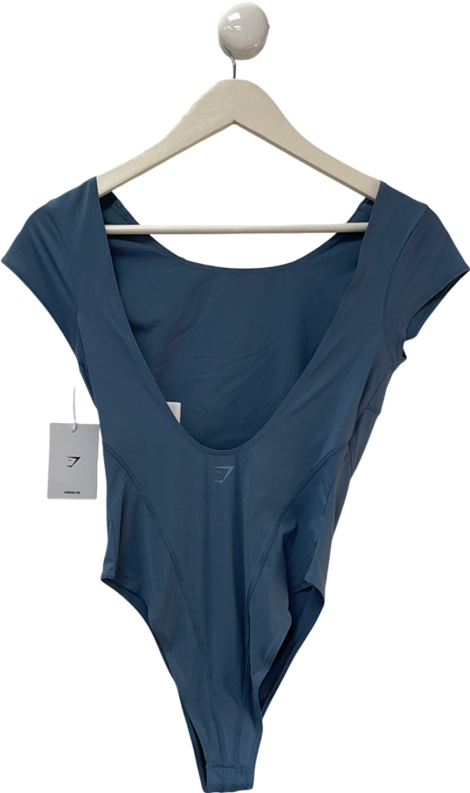 gymshark Blue Elevate Bodysuit UK S