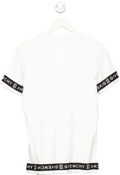 Givenchy White Logo Band Slim fit T-Shirt UK XS