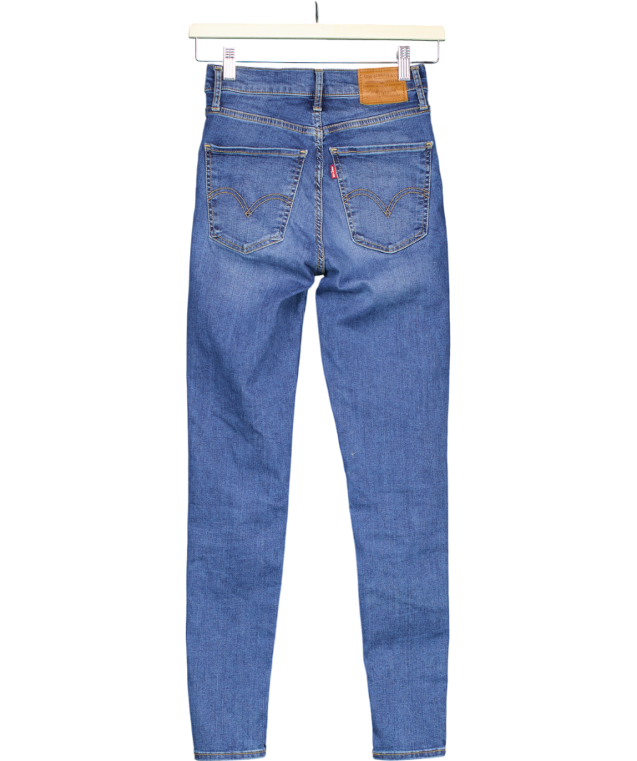 levis Blue Mile High Super Skinny Jeans W25
