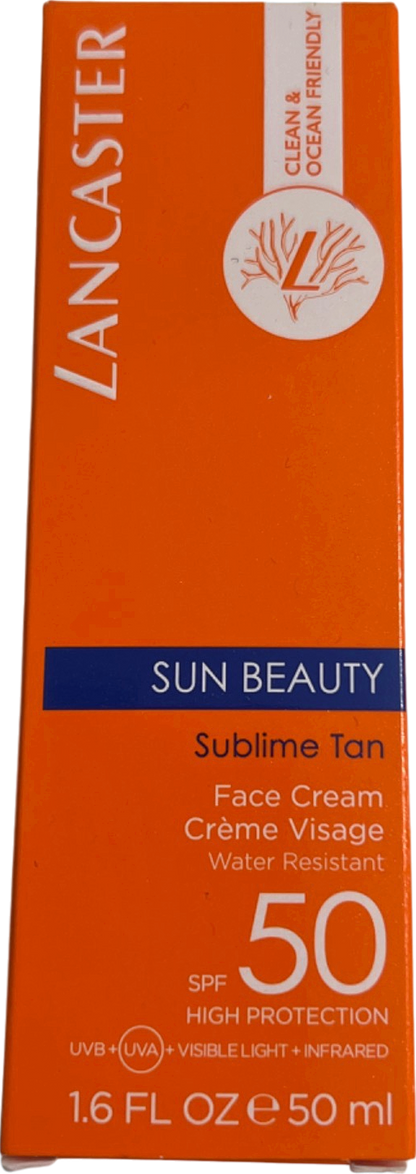 Lancaster Sun Beauty Sublime Tan Face Cream SPF50 50ml