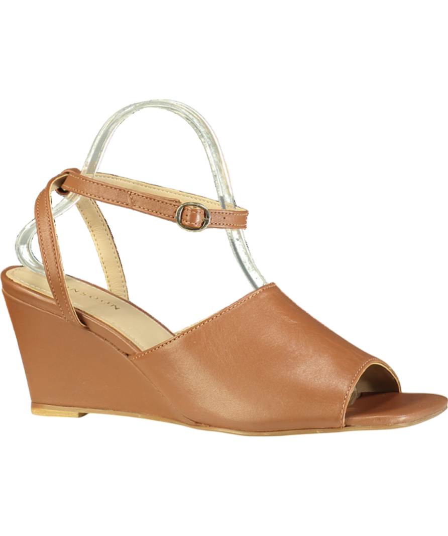 Monsoon Brown Wedge Sandals UK 9 EU 42 👠