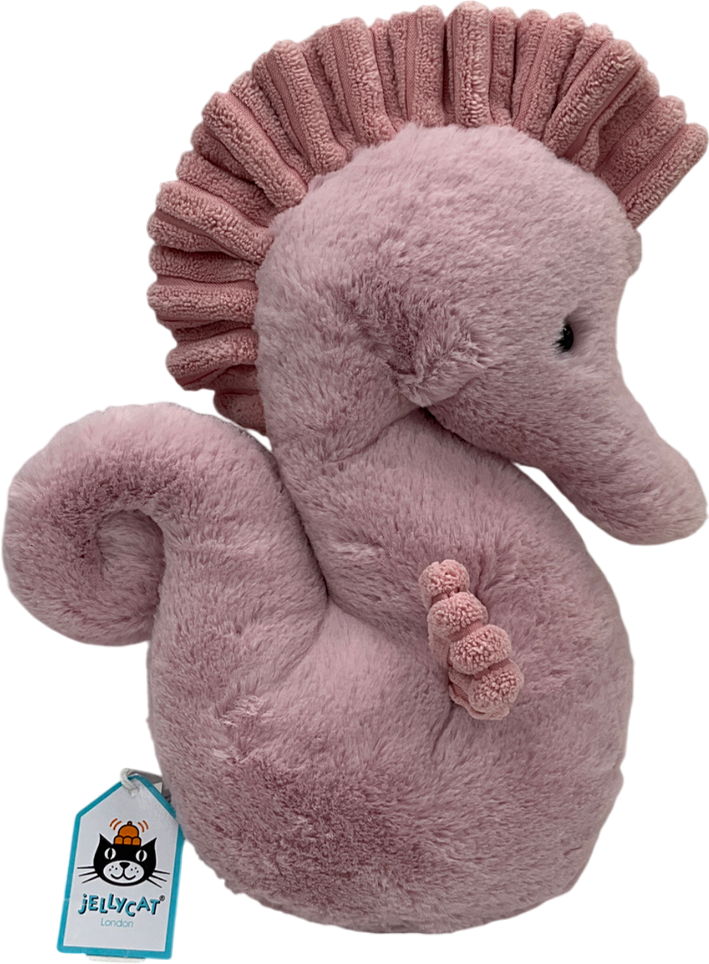 jellycat Pink Sienna Seahorse UK M