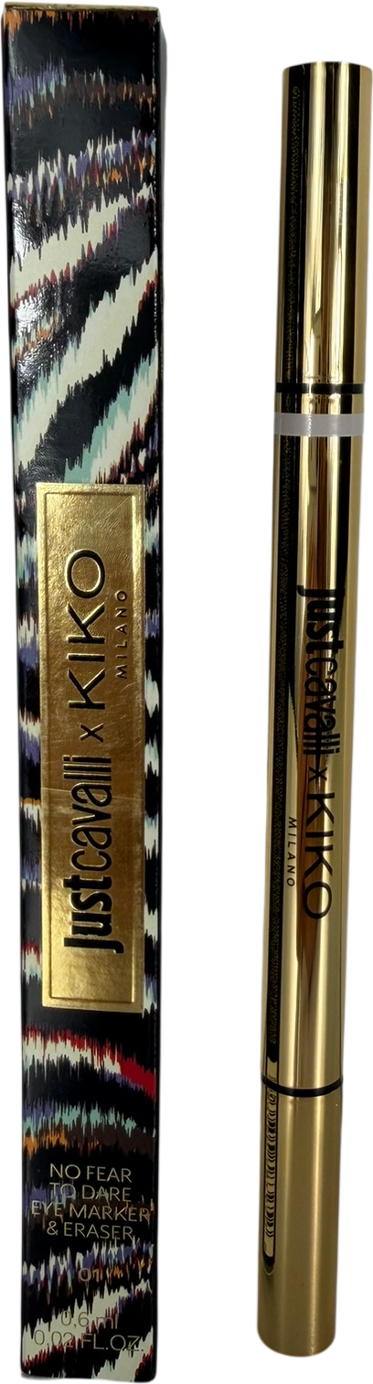 Kiko Just Cavalli No Fear To Dare Eyemarker & Eraser 01 0.6ml