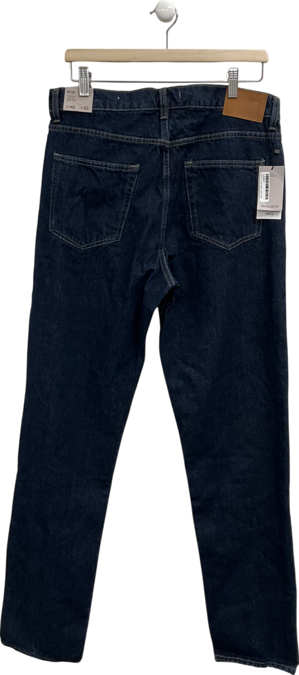 MANGO Blue Bob Regularly Fit Jeans W32