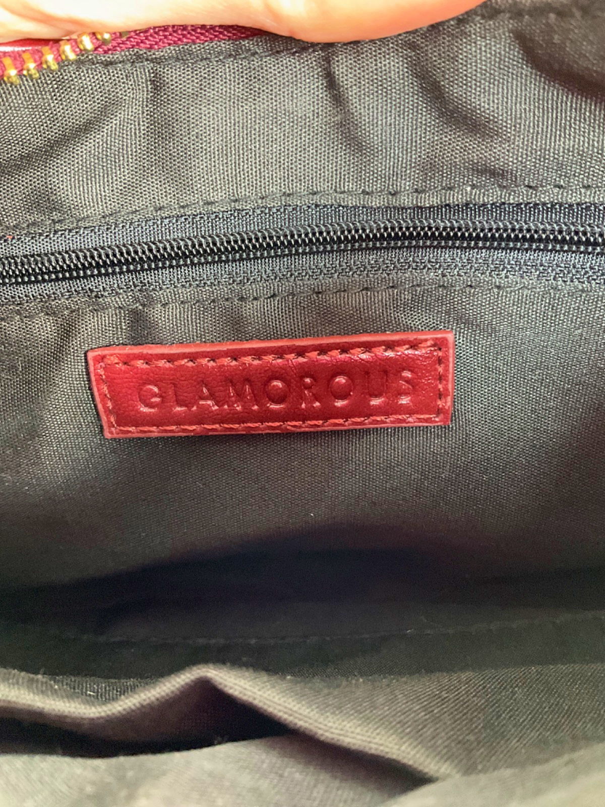 Glamorous Burgundy Shoulder Bag