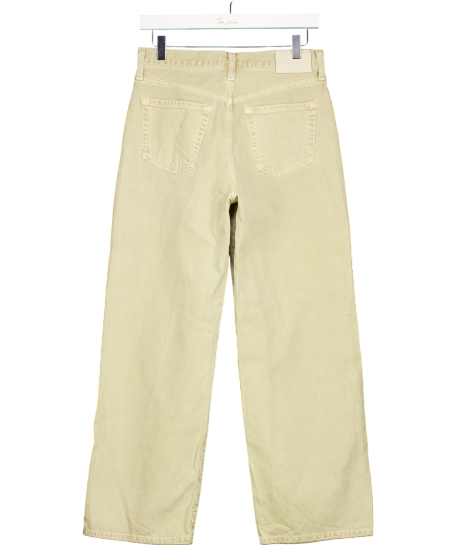 Citizens of Humanity Beige Natural Pina Low Rise Baggy Crop W24